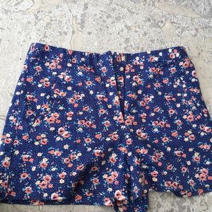 TopShop Floral Shorts